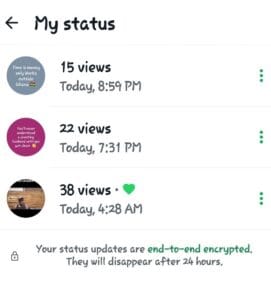 This new feature allows you to react to a status without sending any emotion. The feature is now available to users