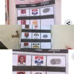 During Today's special voting which has started in fourteen 14 regions across Ghana, some media officials and security personnel have shared their ballots online.