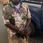 The Police has arrested a man, Michael Allotey, who is an NDC agent for possession of weapon at the St Theresa School polling station in the Okaikwei South Constituency.