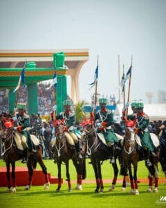 A lot of dignitaries and high profe personalities graced the inauguration ceremony at the Independence Square.