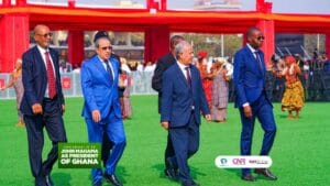 A lot of dignitaries and high profe personalities graced the inauguration ceremony at the Independence Square.