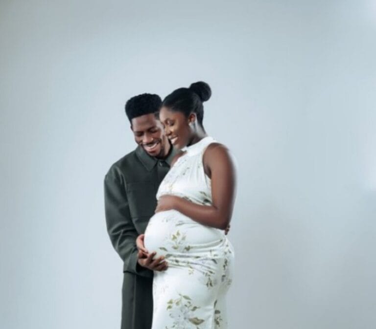 Nigerian gospel singer, Moses Bliss and his wife Marie Bliss, have welcomed the arrival of their first child with joy. The child is a baby boy.