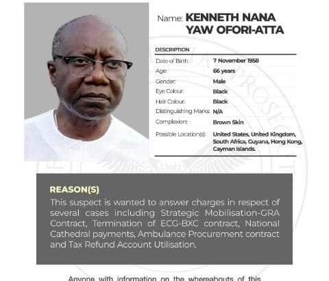 The Office of the Special Prosecutor l has declared former finance minister, Ken Ofori-Atta, wanted for the second time after failing to submit himself for scrutiny.