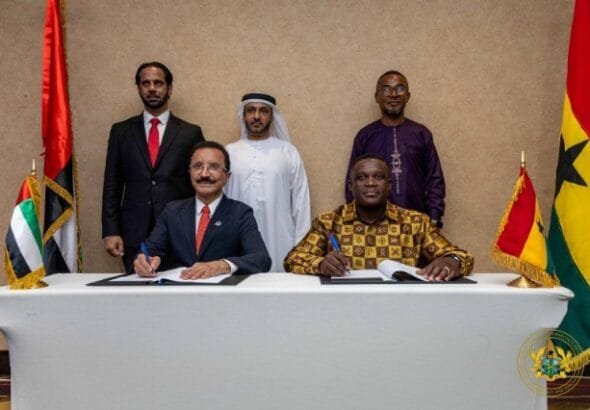 Samuel Nartey George, Ghana's Minister of Communication, Digital Technology, and Innovation, has praised a partnership agreement with the United Arab Emirates (UAE) and expressed his strong belief that it will transform Ghana's digitalization.