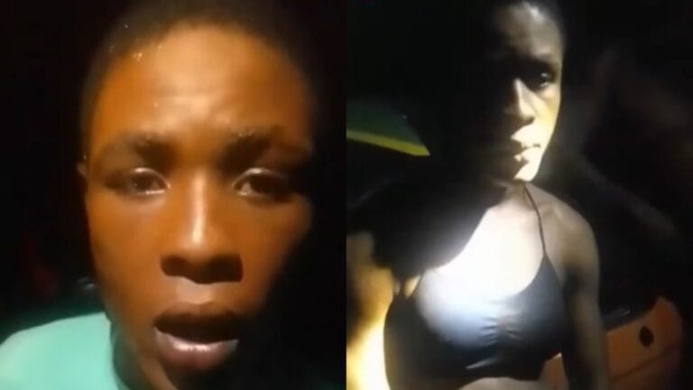 Edmund, a 19-year-old old student of Berekum Senior High School disguised himself as a woman by wearing a miniskirt, earrings and water-filled brazier to dupe unsuspecting individuals in a fraudulent romance scheme.