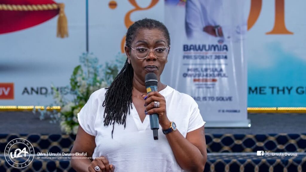 The former Minister for Communications and Digitization of Ghana, Ursula Owusu-Ekuful, has spoken frankly about her "supi supi" (lesbianism) experiences while she was a high school student.