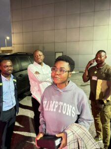 Suzzy Pinamang, a student at Adventist Senior High School in Kumasi, has returned to the country following a successful eye operation in the United Kingdom, facilitated by business mogul and philanthropist Ibrahim Mahama.