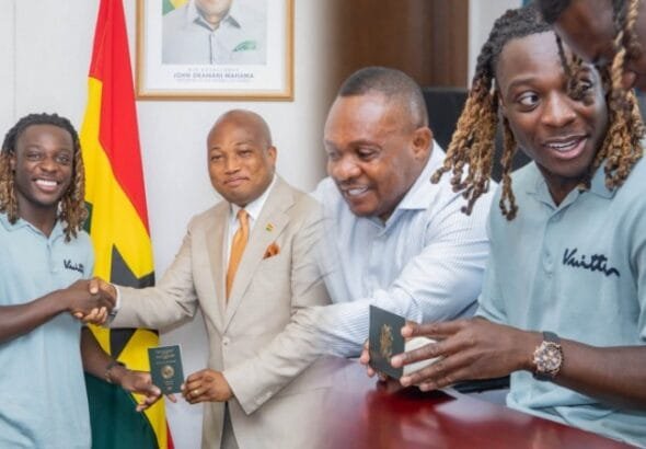The Foreign Affairs Minister, Samuel Okudzeto Ablawka, in a colorful but brief ceremony, handed Manchester City winger, Jérémy Baffour Doku, a Ghanaian passport, reinforcing his connection to his ancestral lineage.