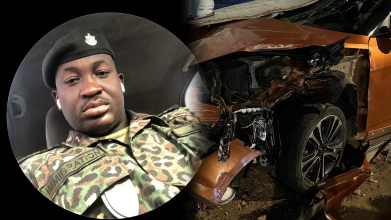 Japhet Boateng Kyei, an AICO II of the Ghana Immigration Service, was fatally hit by a speeding vehicle and died on the spot according to media reports.