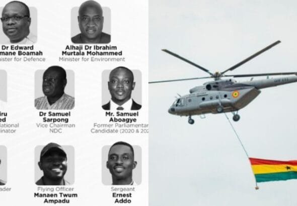 On Wednesday, August 6, 2025, Ghana mourned the tragic demise of eight individuals who were on an important mission when the Ghana Air Force helicopter reportedly crashed into a tree in the Adansi region of Ashanti Region.