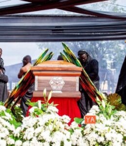 The funeral rites for the esteemed Asantehemaa, Nana Konadu Yiadom III, brought together distinguished political leaders and dignitaries at the Manhyia Palace in Kumasi to pay their final respect to the late Queenmother of Asanteman
