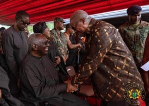 The funeral rites for the esteemed Asantehemaa, Nana Konadu Yiadom III, brought together distinguished political leaders and dignitaries at the Manhyia Palace in Kumasi to pay their final respect to the late Queenmother of Asanteman