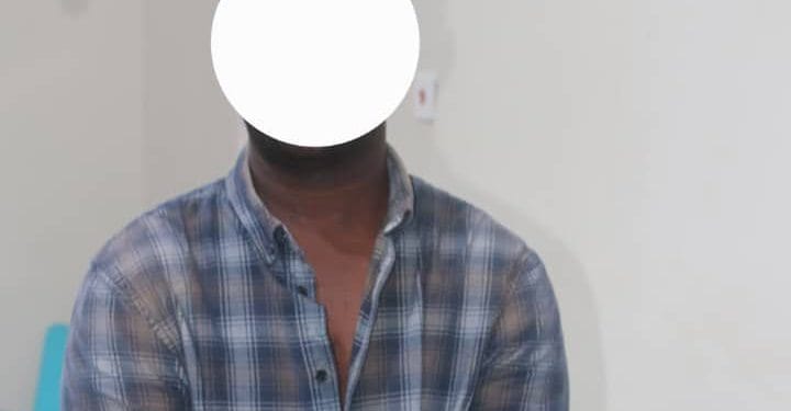 The Central East Regional Police Command has apprehended a 35-year-old man who according to report, allegedly staged a robbery and kidnapping incident at Fijai a suburb of Millennium City, Gomoa Nyanyano.
