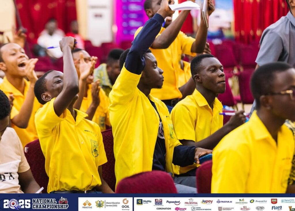 The Yellow and Blue boys are favourites of the just ended one-eight contest of the National Science and Maths Quiz (NSMQ) which saw them beating Ghana SHS, Tamale and Awudome SHS.