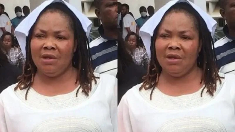 Embattled Nana Agradaa who is currently serving a jail term of 15 years appeared at the Accra High Court on October 21 to continue her legal battle with Osofo Appiah Biblical.