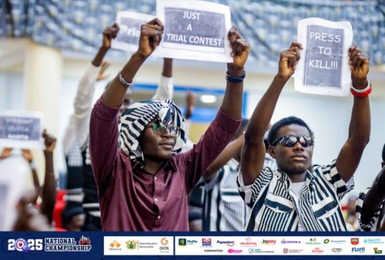 With an impressive 82 points, the best score recorded so far in the current tournament, Adisadel College made a bold statement after two years. This earned them a spot in the quarterfinals of the 2025 National Science and Maths Quiz (NSMQ).