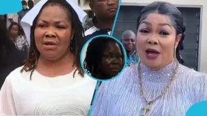 A photo is making rounds on social media, allegedly showcasing the current state of fetish priestess turned Evangelist Patricia Asiedua Asiamah popularly known as Nana Agradaa. 