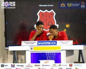 Mfantsipim School has successfully defended the title to win the 2025 National Science and Maths Quiz after beating St. Augustine's College and Opoku Ware School in this year's Grand Finale.