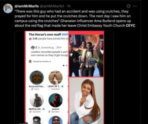 Within 24 hours, social media has been flooded with unfavorable accounts from individuals associated with the Christ Embassy Youth Church (CEYC).