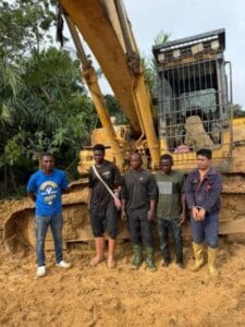 The National Anti-Illegal Mining Operations Secretariat (NAIMOS) has reaffirmed its commitment to tackling illegal mining through a decisive and well-coordinated taskforce operation in various areas of the Birim North District in the Eastern Region.