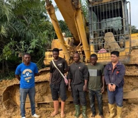 The National Anti-Illegal Mining Operations Secretariat (NAIMOS) has reaffirmed its commitment to tackling illegal mining through a decisive and well-coordinated taskforce operation in various areas of the Birim North District in the Eastern Region.