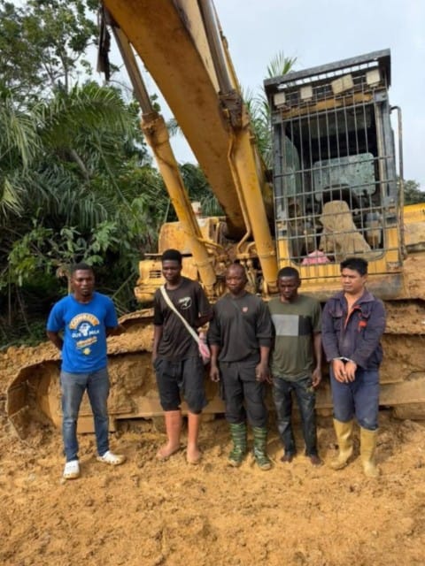 The National Anti-Illegal Mining Operations Secretariat (NAIMOS) has reaffirmed its commitment to tackling illegal mining through a decisive and well-coordinated taskforce operation in various areas of the Birim North District in the Eastern Region.
