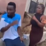 A Ghanaian man has shated his ordeal in an interview after a video of him been manhandled by a lady has since gone viral on the internet.