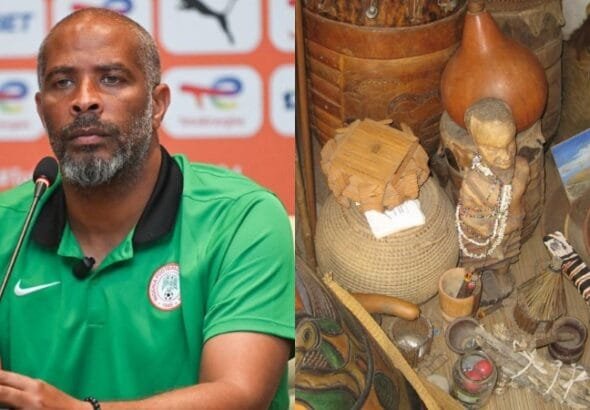 The Head Coach of the Nigerian Senior National side,Éric Sékou Chelle, has attributed his team's defeat in the penalty shootout to voodoo.