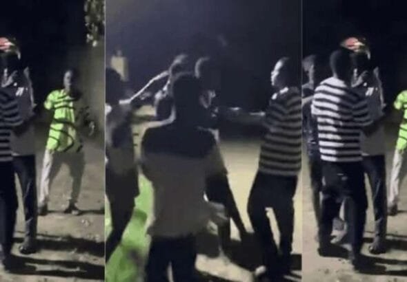 The Ghana Education Service (GES) has issued a firm condemnation of the attack on a teacher at Kade Senior High Technical School (SHTS), as seen in a viral video circulating on social media.
