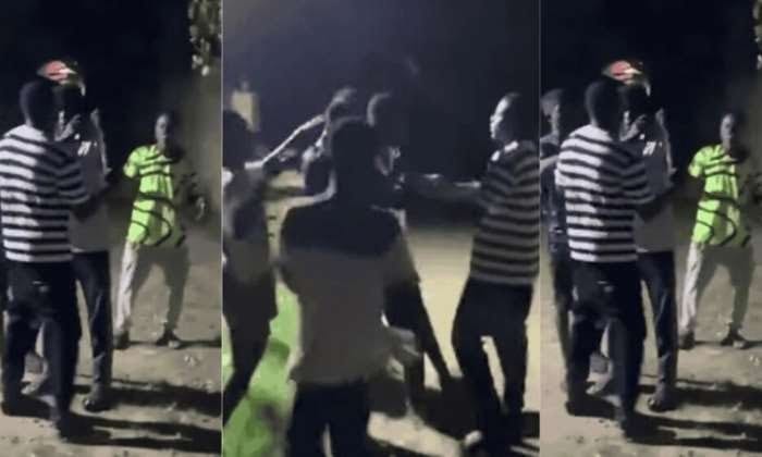 The Ghana Education Service (GES) has issued a firm condemnation of the attack on a teacher at Kade Senior High Technical School (SHTS), as seen in a viral video circulating on social media.