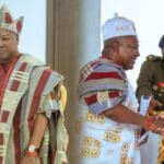 President John Dramani Mahama has been honored with the title of Aare Atayeto Oodua of the Source by Ooni Adeyeye Enitan Babatunde Ogunwusi, the Ooni of Ife, in Nigeria.