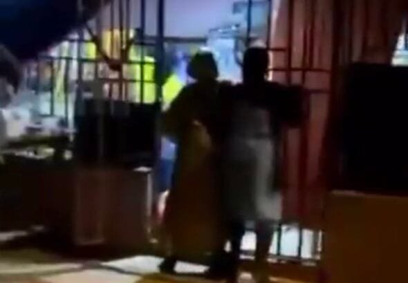 A heartbreaking video which is currently circulating on social media captures a young girl receiving serious beatings from a man identified as Atta.
