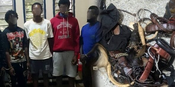 The Western North Regional Police Command has apprehended five (5) individuals suspected of involvement in a series of armed robbery incidents in Sefwi Bekwai and surrounding areas.