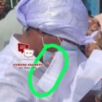 At the Amasaman Circuit Court, Nana Agradaa caught public attention after covering her handcuffs with a handkerchief printed with the Bible verse 1 John 5:4-10.