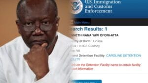 Ken Ofori-Atta, former finance minister of Ghana has been arrested and detained by the US Immigration and Customs Enforcement (ICE).