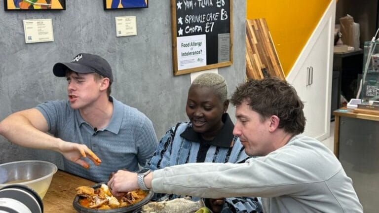 Ghanaian food vlogger, Chef Abby, has once again showcased the rich culinary heritage of her country by bringing our beloved local dishes—such as Jollof, Beans and Plantain, Waakye, and more—to the international spotlight.