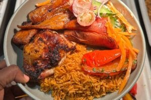 Ghanaian food vlogger, Chef Abby, has once again showcased the rich culinary heritage of her country by bringing our beloved local dishes—such as Jollof, Beans and Plantain, Waakye, and more—to the international spotlight.