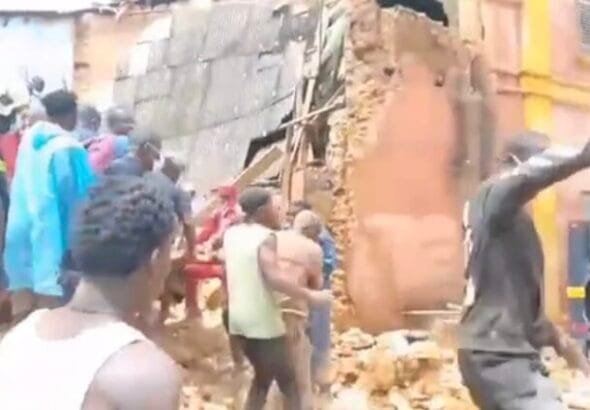 Four people have lost their lives after a powerful rainstorm caused houses to collapse in Cape Coast, turning what began as a period of heavy rainfall into a devastating tragedy for several families.