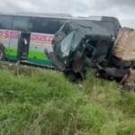 A Ghana Armed Forces vehicle transporting personnel to Bawku was involved in a collision with a State Transport Corporation (STC) bus at Nkenkesu in the Ashanti Region