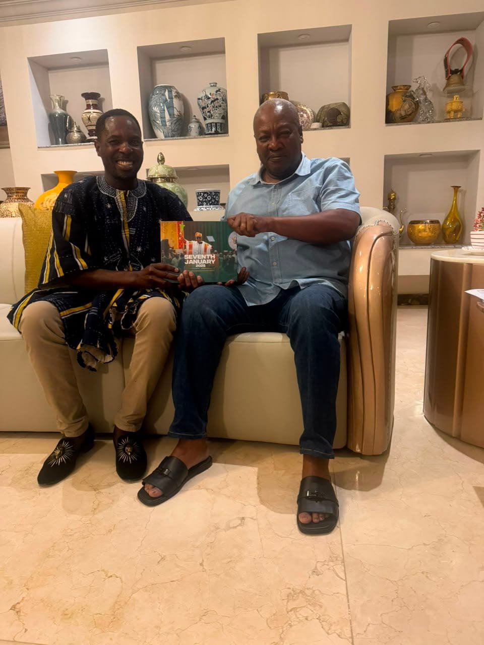 Netherlands-based Ghanaian content creator, Kofi Gharbin, popularly known as Mr. Happiness has stated that President John Dramani Mahama's vision for Ghana cannot be compared to a campaign promise meant for applause adding that the country is fortunate to have him as a leader.