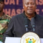 President John Dramani Mahama has begun a two-day working visit to the Volta Region, starting with the launch of a new market project in Juapong.