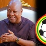 President John Dramani Mahama made lighthearted comments about the Black Stars players, pointing out that many of them were unable to sing the national anthem.