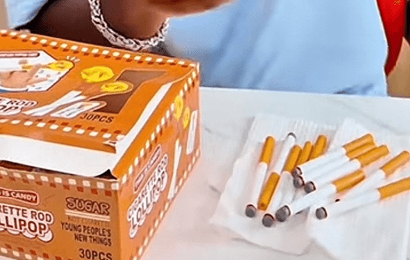 Ghana’s FDA has seized cigarette-shaped candy at Makola Market in Accra and arrested a suspect following public complaints and social media concerns.
