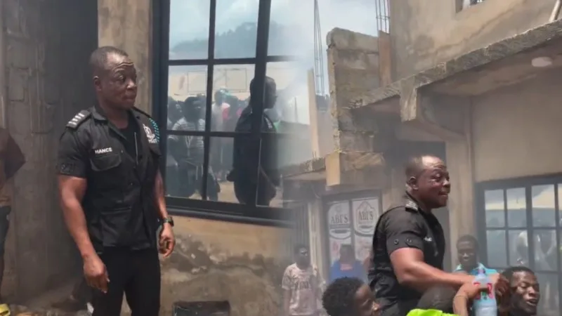 The Inspector-General of Police, Mr. Christian Tetteh Yohuno, has promoted Inspector Hance Atubra to Chief Inspector in acknowledgment of his selflessness, courage, and initiative in saving lives during a fire outbreak at Aboso in the Western Region.