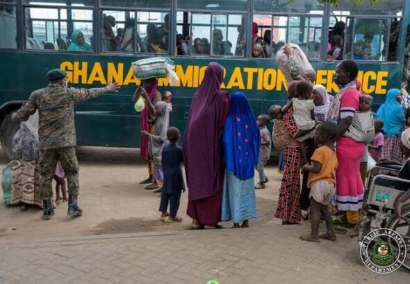 The Ghana Immigration Service (GIS) has effectively apprehended 1,055 persons suspected of migrating to the country from various West African nations.