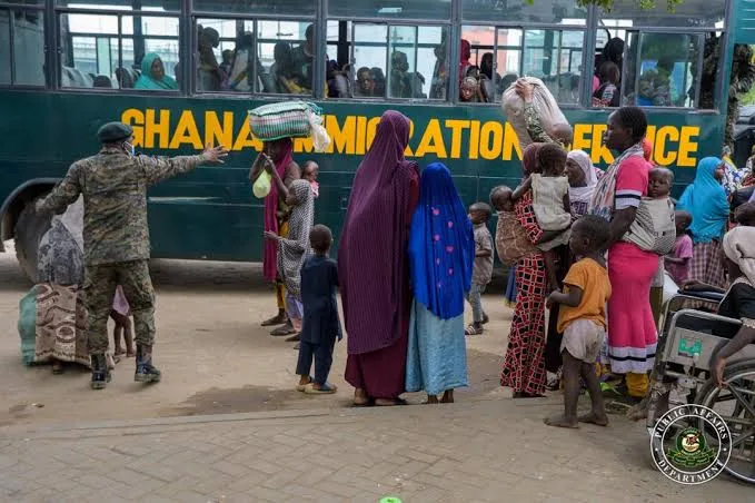 The Ghana Immigration Service (GIS) has effectively apprehended 1,055 persons suspected of migrating to the country from various West African nations.